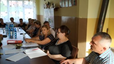 Uczestnicy projektu podczas warsztatów.