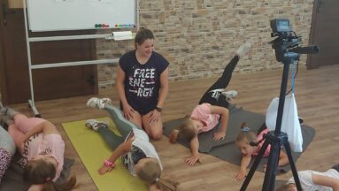 Prace nad filmem w ramach projektu Akademia przyszłości 2.0