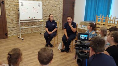 Prace nad filmem w ramach projektu Akademia przyszłości 2.0