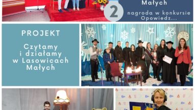Zdjęcia z realizacji projektu "Czytamy i działamy w Lasowicach Małych" - nagrodzonego w konkursie Opowiedz...