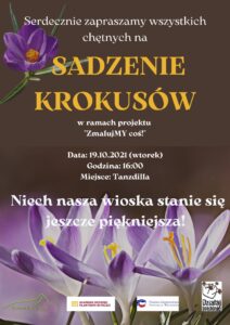 Plakat umieszczono na Fb Stowarzyszenia.