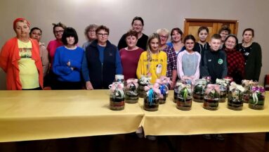 Warsztaty rękodzielnicze - "Las w słoiku" dla mieszkańców Płutowa