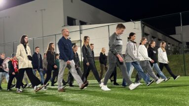 Warsztaty musztry i grania w marszu - Orkiestra Dęta Ochotniczej Straży Pożarnej w Regnowie