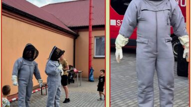 Scena Wakacje z OSP Wróblina