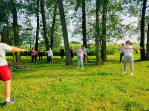 4 Uczestnicy projektu Chopinowski Krok po Zdrowie, czyli Nordic Walking z Nutkami