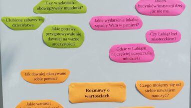 Spotkanie międzypokoleniowe z seniorami i młodzieżą- pytania wspomagające spotkanie